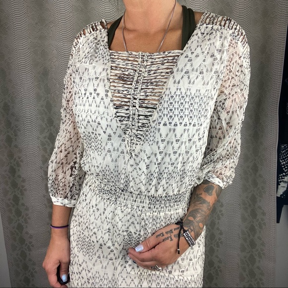 4 FOR 100 Twelth street flowy white dress 4FOR100 - Picture 9 of 10